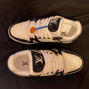 Louis Vuitton White and Black Men's Sneakers
